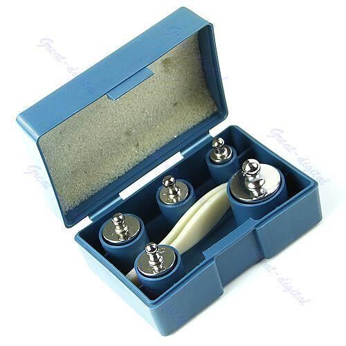 5 pcs 50g 20g 10g 5g Grams Precision Chrome Calibration Scal