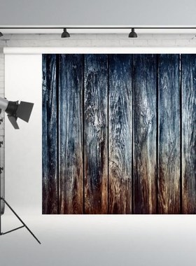 Durable Background Cloth Hit Color Retro Wooden Planks Textu