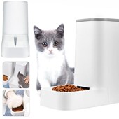 Capacity Automatic Pet Cat Large Bowl Dog Feeder Deta