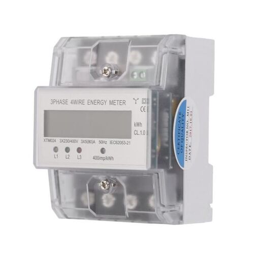 Digital LCD 3x20(80A) Energiemeter Electronic Meter Three Ph
