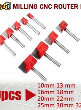 9Pcs/set 10-32mm Surface Planing Bottom Cleaning Wood Mill C