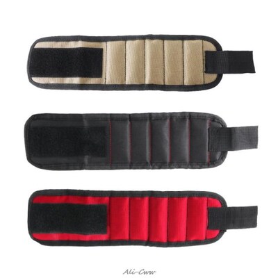 Magnetic Wristband Tool Bag Holding Screws Nails Drill Bits