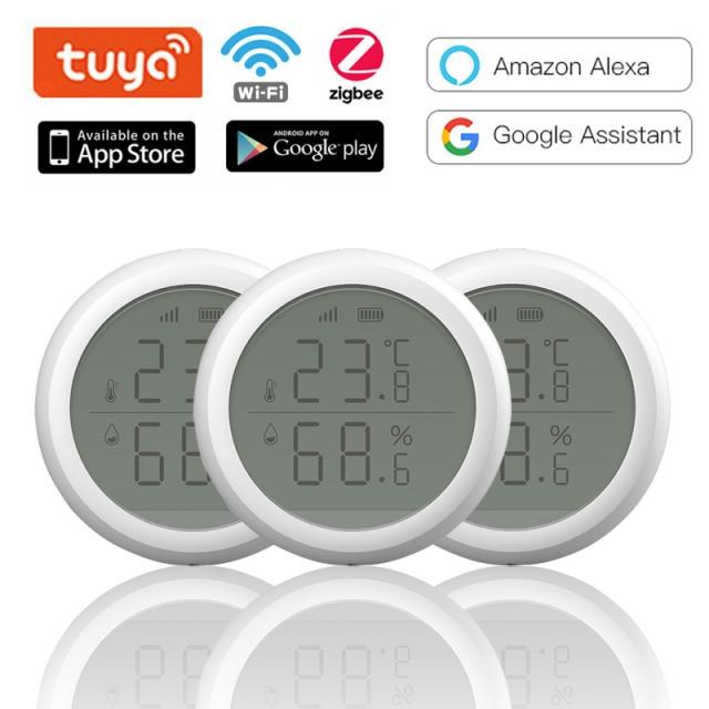 Tuya ZigBee Smart Temperature And Humidity Sensor With LCD D