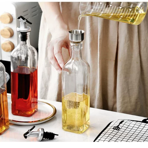 Воронка из нержавеющей стали кухонная масляная воронка Жидкая воронка металл Funne