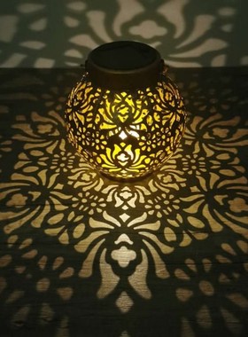 Waterproof solar Lamp 2020 LED Metal Solar powered Lantern O