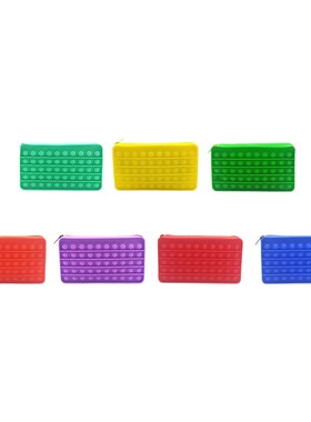 Finger Toy Pencil Bag Push Bubble Silicone Austism Antistres