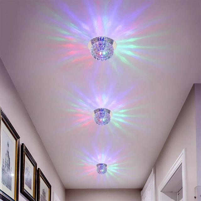 Ceiling Lamp Crystal LED Ceiling Lights for Living Room Corr