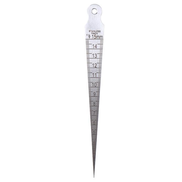 1pc Taper Inch And Metric Welding Gauge Gage Test Ulnar Rule