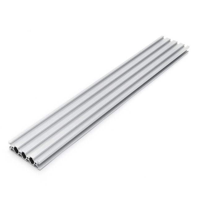 Silver 200mm-1200mm 2080 V-Slot Aluminum Extrusions Aluminum