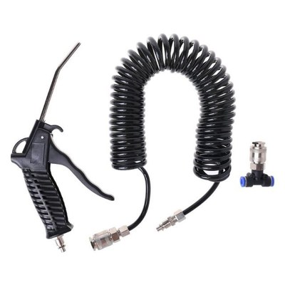 1 Set Black Air Duster Blow Pneumatic Wind Blowing Kit EU Co