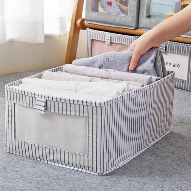 Foldable Storage Box Home Clothes Organizer Folding Toys Sto