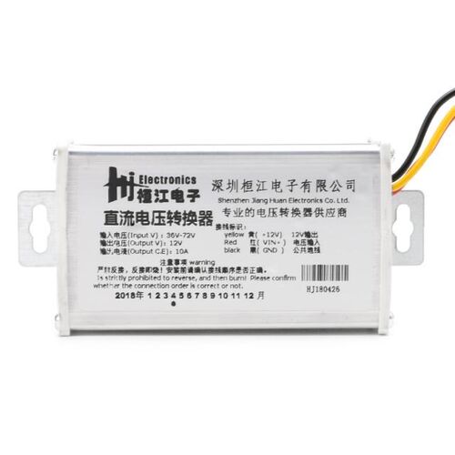 DC 36V 48V 72V to DC 12V 10A DC Voltage Converter Adapter Tr