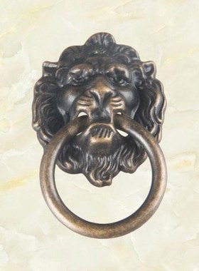 4 Colors Antique Bronze Lion Head Pulls 适用于 Dresser Drawe
