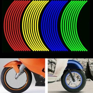 Motorcycle wheel stickers, rim stickers, steel rim stickers,