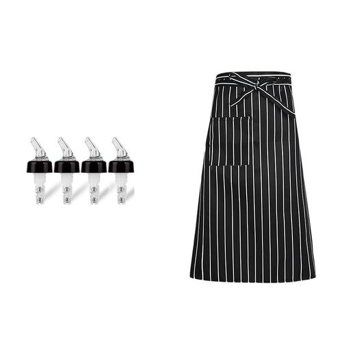 4 Pcs 1Oz Automatic Measured Bottle Pourer with3 Pcs Kitchen