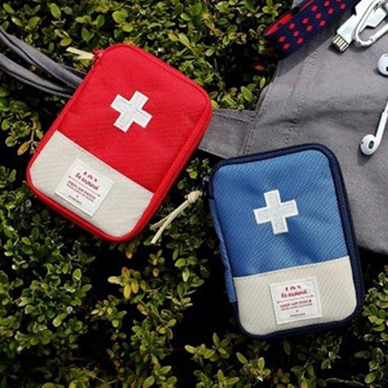 Portable First Aid Kit Camping Emergency Survival Bag Pill C