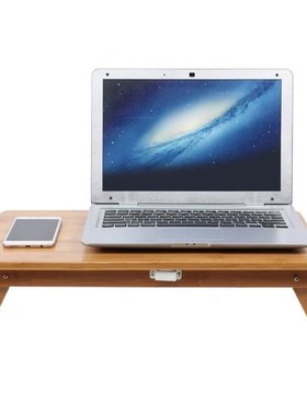 Modern Style Bamboo Folding Bed Computer Table Student Lapto