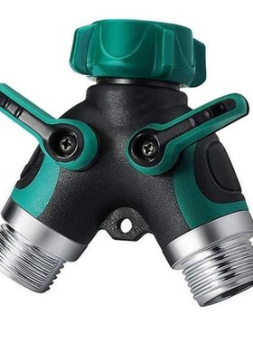 2 Way Heavy Duty Garden Tap Y Hose Splitter Connector Distri