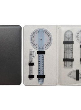 3/5/6Pcs/set 180/360 Degree Goniometer Finger Spinal Joint M