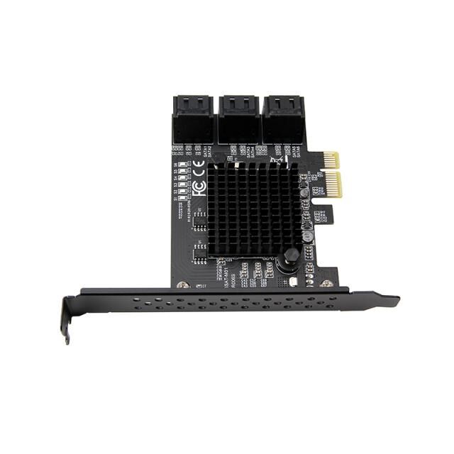 6 포트 카드 MARVELL 88SE9215 칩 3.0 - PCIE EXP