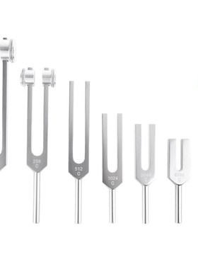 6Pcs/Set Aluminum 128Hz-4096Hz Tuning Fork Kit Healing Sound