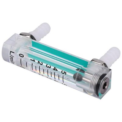 Flowmeter LZQ-1 Air Flow Rate Gauge 1-5LPM Oxygen Carbon Dio