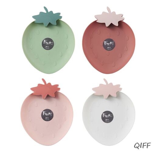 Creative Strawberry Shape Snack Plates Nuts Dry Fruits Bowl