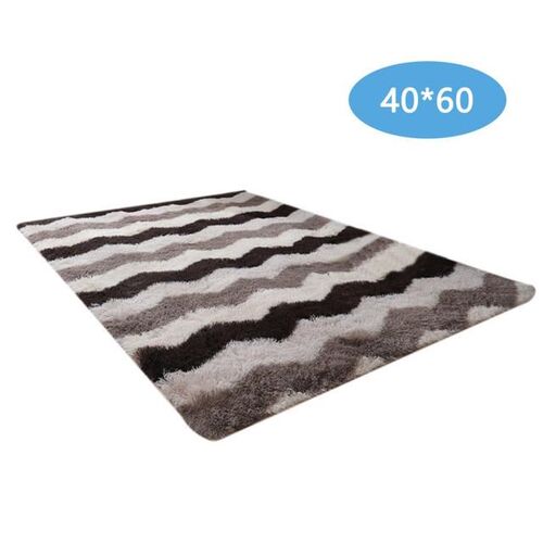 Tie-dyed Carpet Wave Pattern Long Hair Washable Carpet Suita