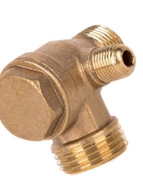 3 Port Brass Male Threaded Check Valve Connector Tool 适用于