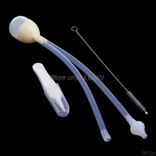 Baby Safe Nose Cleaner Vacuum Suction Nasal Aspirator With T