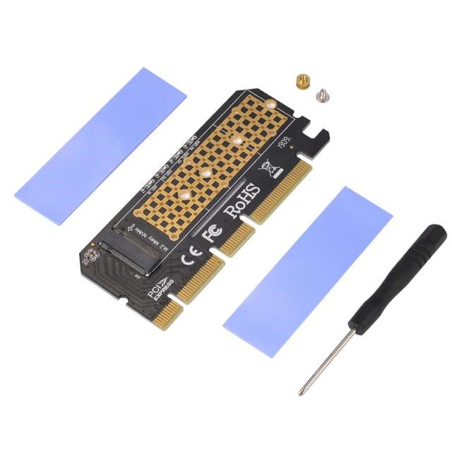 Add On Card PCIE to M2 Adapter LED Expansion Card Computer A
