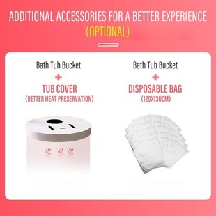 Portable Bathtub Bucket Folding Bath Tub Foldable Large Adul