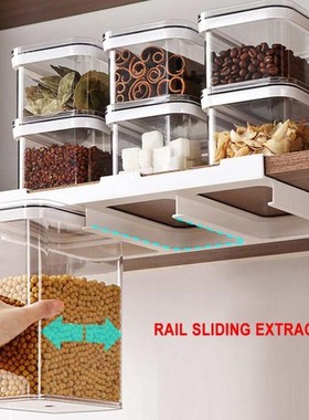 Fridge Organizer Storage Rack Freezer Shelf Pull-out Refrige