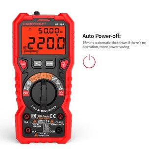 Digital Multimeter Auto  Multi-meter 6000 Counts True RMS Me