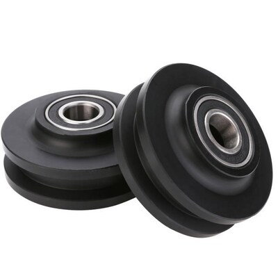 2pcs Sliding Barn Door Wheel Roller Pulley for Wardrobe Clos