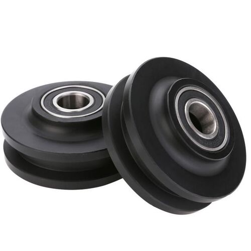 2pcs Sliding Barn Door Wheel Roller Pulley for Wardrobe Clos