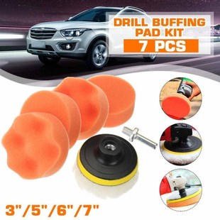 Polishing 7Pcs for Buffing Wheel Pad Set Car Inch Sponge