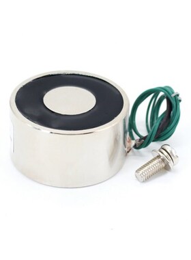 F49/21 DC 6V 12V 24V Cylinder Electromagnet Lifting 40KG 400