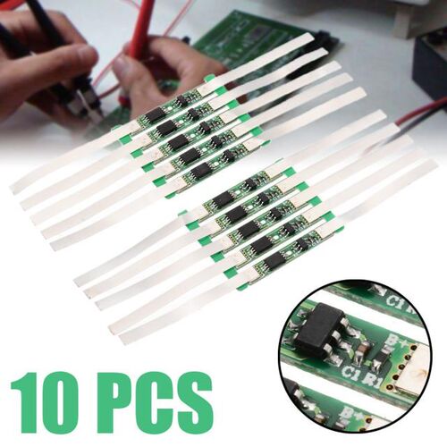 10pcs 3A BMS PCM Protection Board 1S 3.7V 适用于 18650 Li-io
