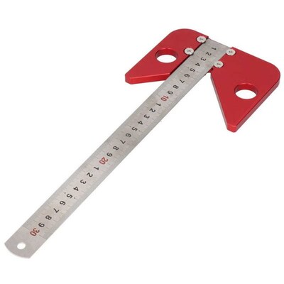 45 Degree Angle Scribe Woodworking Center Line Gauge Carpent