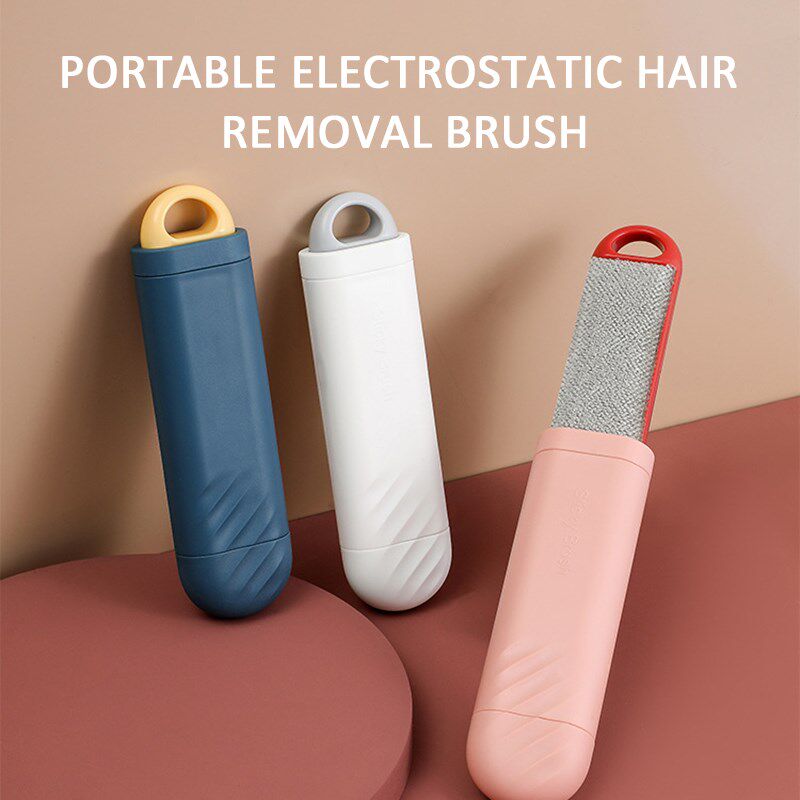 Protable Manual Lint Remover Brush Two-Side Anti-Static Clot