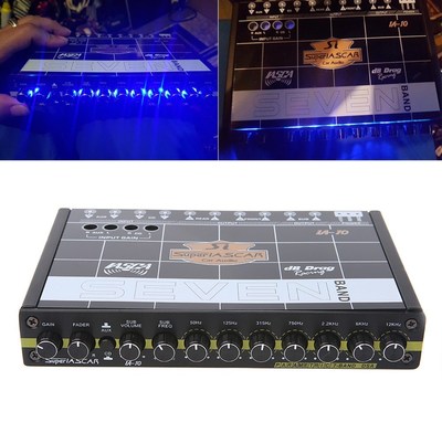 Car Audio 7 Band Equalizer Modified Car EQ Equalizer Class F
