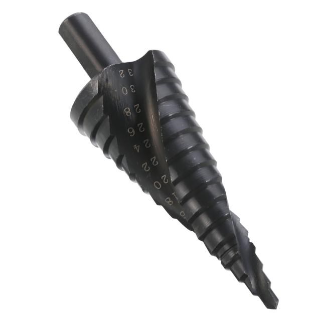 4-32mm Spiral Grooved Drill Speed Steel Titanium Step Spiral