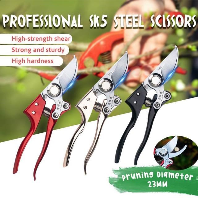 23mm Plant Trim Horticulture Pruner Cut Secateur Shrub Garde - 实物图