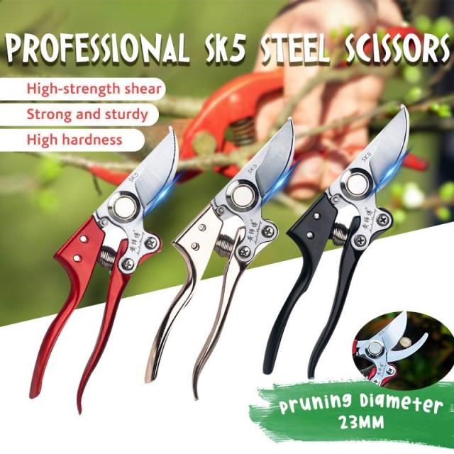 23mm Plant Trim Horticulture Pruner Cut Secateur Shrub Garde