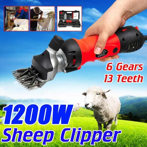 1200W 220V 6 Gears Speed Electric Sheep Goat Shearing Machin