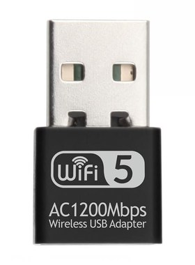 Mini USB WiFi Adapter 2.4G 5G AC1200Mbps Wireless Network Ca
