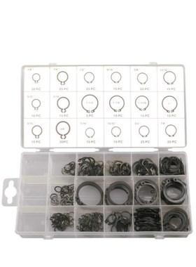 300PCS Circlip Set External/Internal Retaining E-type Cir cl