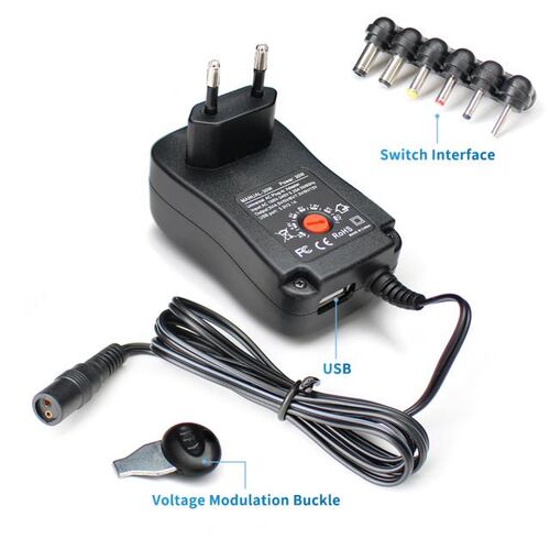 Adjustable Power Supply Adapter AC 220V TO DC 12V 3V 4.5V 5V