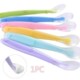 Baby Soft 1Pc Infant Silicone Spoons Soup Feeding Weaning
